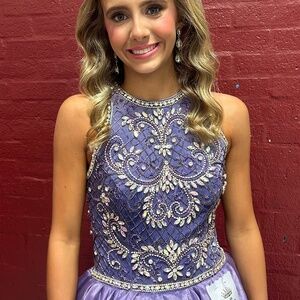 Johnathan Kayne periwinkle gown